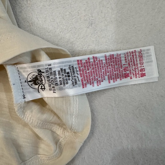 Disney Parks Cream and Blue Tank Top with Mickey and Friends Graphic - Picture 5 of 7